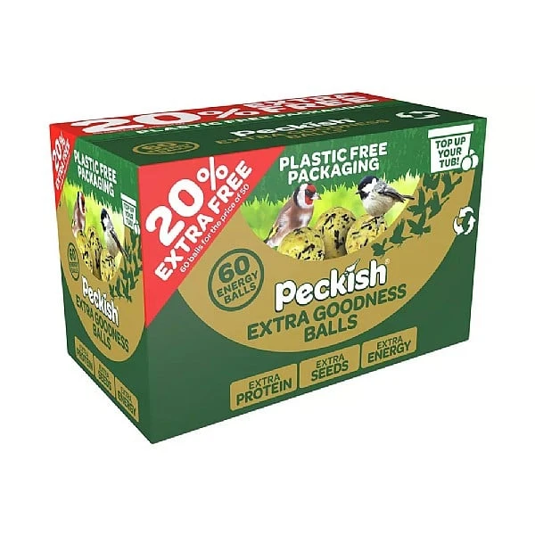 Peckish Extra Goodness Energy Balls (60 Box) 3 Peckish Extra Goodness Energy Balls (60 Box)