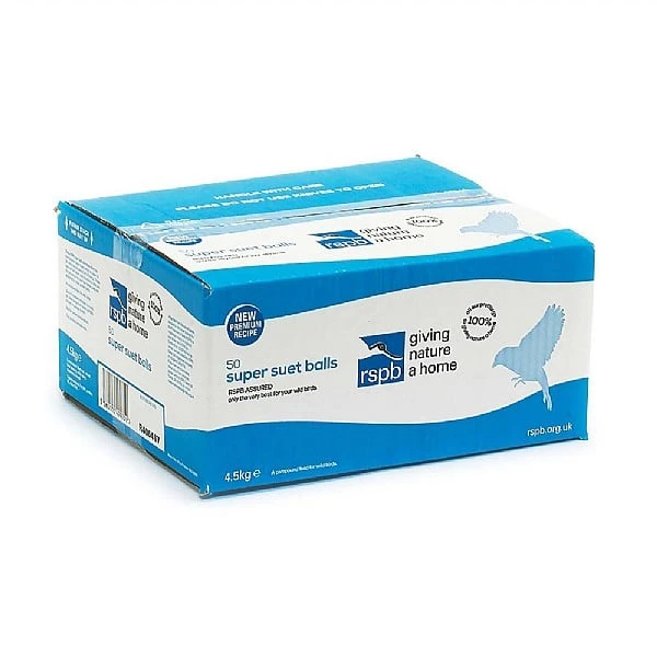 RSPB Super Suet Ball 50 Box 3 RSPB Super Suet Ball 50 Box