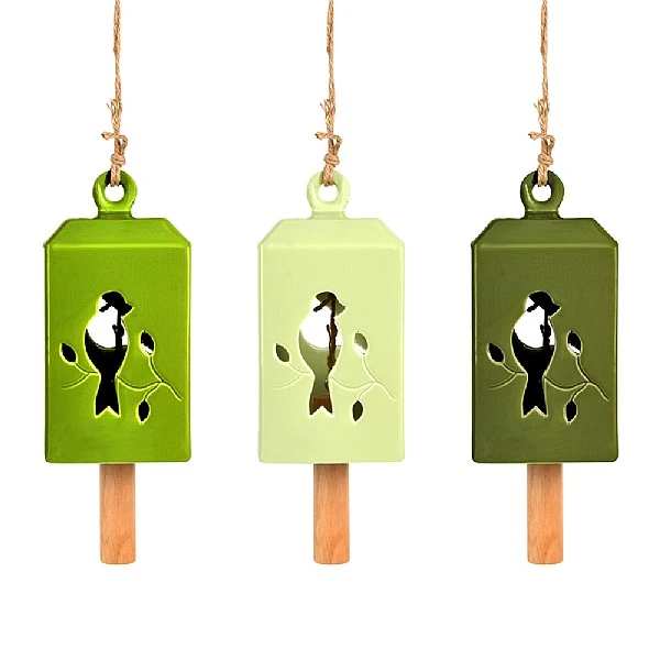 Fallen Fruits Green Ceramic Wind Chime (Assorted Designs) 3 Fallen Fruits Green Ceramic Wind Chime (Assorted Designs)