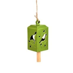 Fallen Fruits Green Ceramic Wind Chime (Assorted Designs) 8 Fallen Fruits Green Ceramic Wind Chime (Assorted Designs) -Roundupt Store 1152751 3