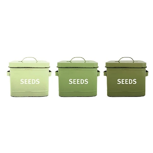 Fallen Fruits Green Seed Bin (Assorted Designs) 3 Fallen Fruits Green Seed Bin (Assorted Designs)