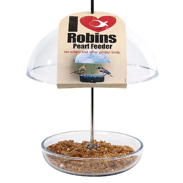 Jacobi Jayne I Love Robins Pearl Bird Feeder 3 Jacobi Jayne I Love Robins Pearl Bird Feeder