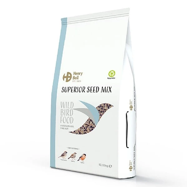 Henry Bell Superior Seed Mix For Wild Birds 12.55kg 3 Henry Bell Superior Seed Mix For Wild Birds 12.55kg