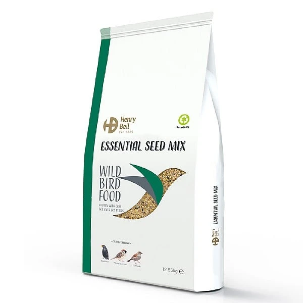 Henry Bell Essentials Seed Mix For Wild Birds 12.55kg 3 Henry Bell Essentials Seed Mix For Wild Birds 12.55kg