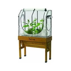 VegTrug Small WallHugger Greenhouse Frame & Multi Cover Set 6 VegTrug Small WallHugger Greenhouse Frame & Multi Cover Set -Roundupt Store 1187443 1