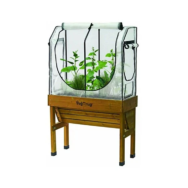 VegTrug Small WallHugger Greenhouse Frame & Multi Cover Set 4 VegTrug Small WallHugger Greenhouse Frame & Multi Cover Set - Image 2
