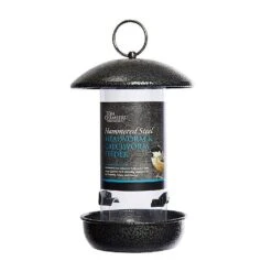 Tom Chambers Hammered Steel Mealworm & Calciworm Feeder