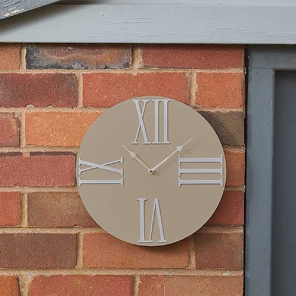 Smart Garden Moda Clock - Taupe 12" 3 Smart Garden Moda Clock - Taupe 12"