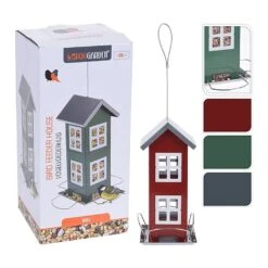 KOOPMAN Bird Feeder House 26cm (Assorted Designs)