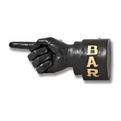 Pointing Hand In The Direction Of The Bar