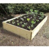 Deluxe Extra Deep Wooden Raised Vegetable Bed 1.8x.0.9mtr -Roundupt Store 453687