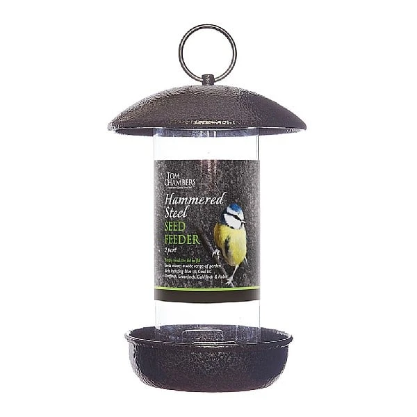 Tom Chambers Hammered Steel Seed Feeder 3 Tom Chambers Hammered Steel Seed Feeder