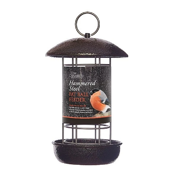 Tom Chambers Hammered Steel Fat Ball Feeder 3 Tom Chambers Hammered Steel Fat Ball Feeder