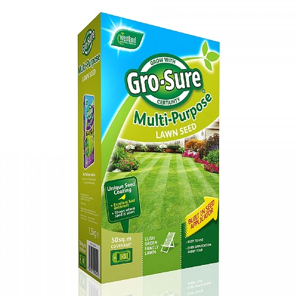 Westland Gro-Sure Multi Purpose Lawn Seed 50m2 3 Westland Gro-Sure Multi Purpose Lawn Seed 50m2