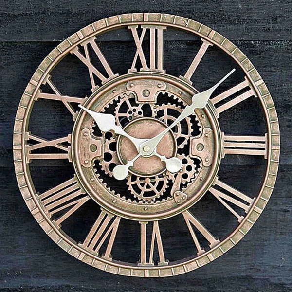 Outside In Newby Mechanical Wall Clock Bronze 3 Outside In Newby Mechanical Wall Clock Bronze