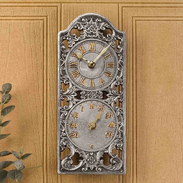 Outside In Westminster Wall Clock & Thermometer 3 Outside In Westminster Wall Clock & Thermometer - Image 2
