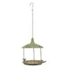 Fallen Fruits Aged Metal Green Hanging Bird Feeder -Roundupt Store 959271