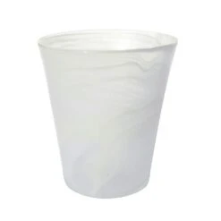 Ivyline Flared Orchid Pot Cover White 14cm