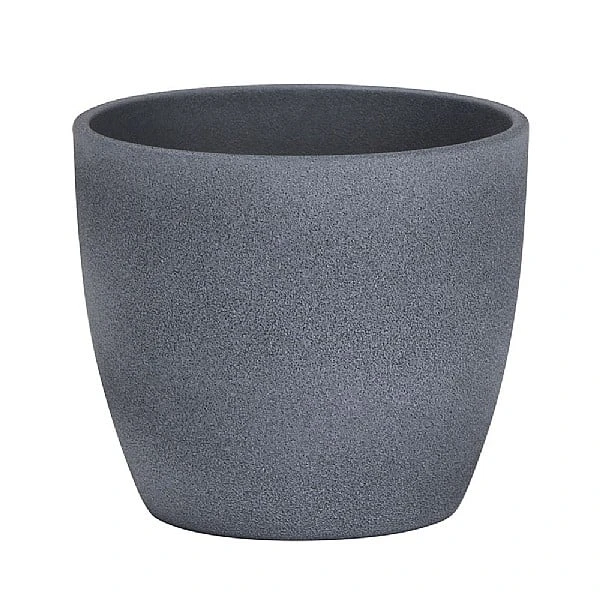 Scheurich Mediterranea Dark Stone Pot Cover (Various Sizes) 3 Scheurich Mediterranea Dark Stone Pot Cover (Various Sizes)